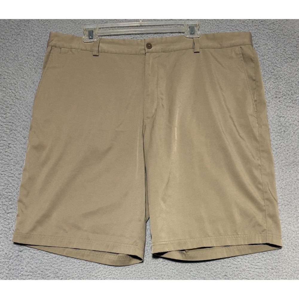 Nike Golf Dri-FIT Standard Fit Khaki Shorts Mens 40 Tan Stretch Performance